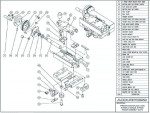 Premium Backgauge Z Axis, Power Z, Manual X Prime Finger Assembly (Left)