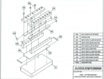 70320 - UP Press Brake Non-Eccentric Ways Box Assembly
