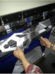 CoastOne C9 Press Brake in use
